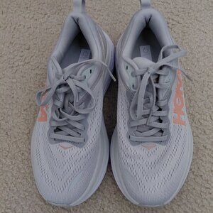Hoka gaviota, size 7, Grey (Harbor Mist/Rose Gold) Brand New